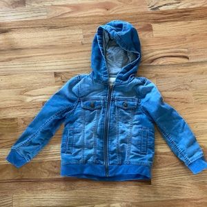 Tucker + Tate Kids Jean Jacket w/ Hood, Size 5